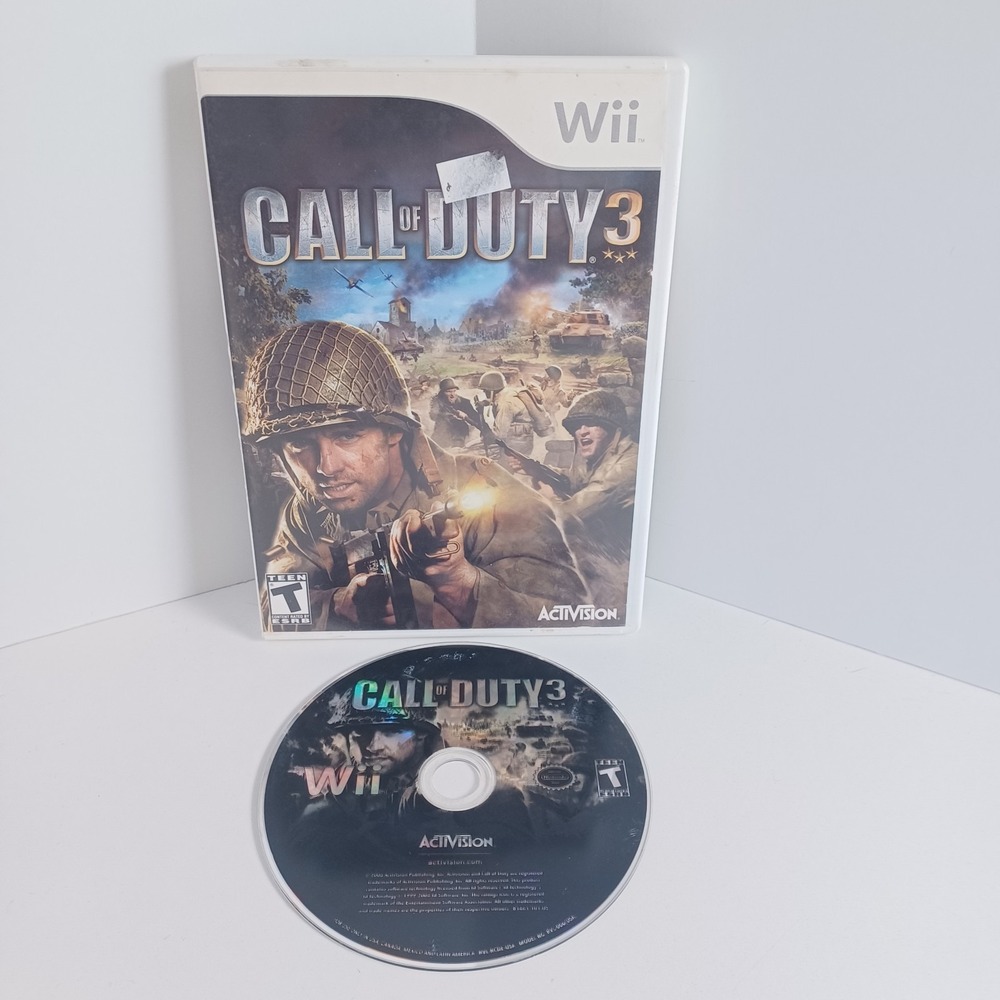 Call of Duty 3 (Nintendo Wii 2006) Tested Works‎